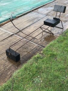 Sculpture chaise chopper