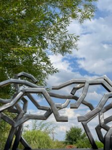 Sculpture métallique Hello II