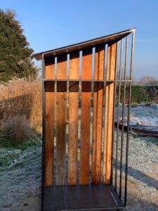 Abris bois en métal et bois Aude et Damien