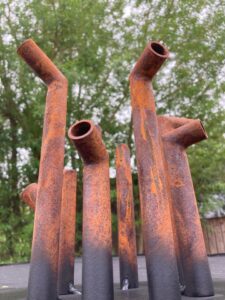 Sculpture métallique See You